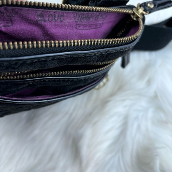 JUICE COUTURE SUEDE CROSSBODY BAG - Picture 7 of 10